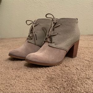 TOMS Lunata Lace-Up Bootie Size 6.5